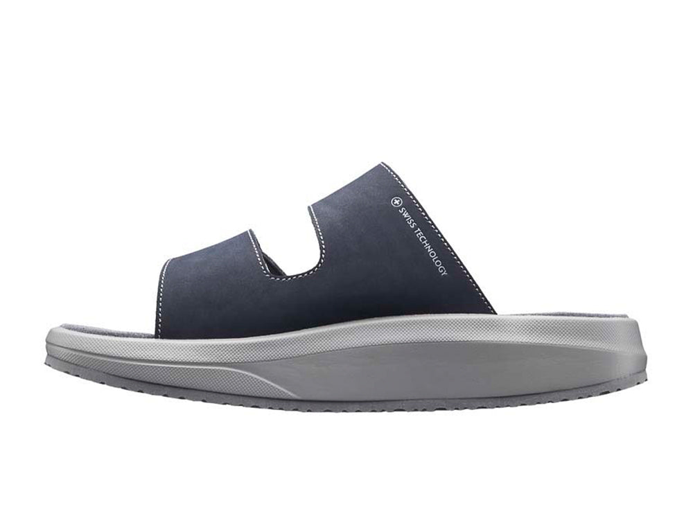 Joya Mens Senso Adjustable Max III Blue Sandals ShoeMed