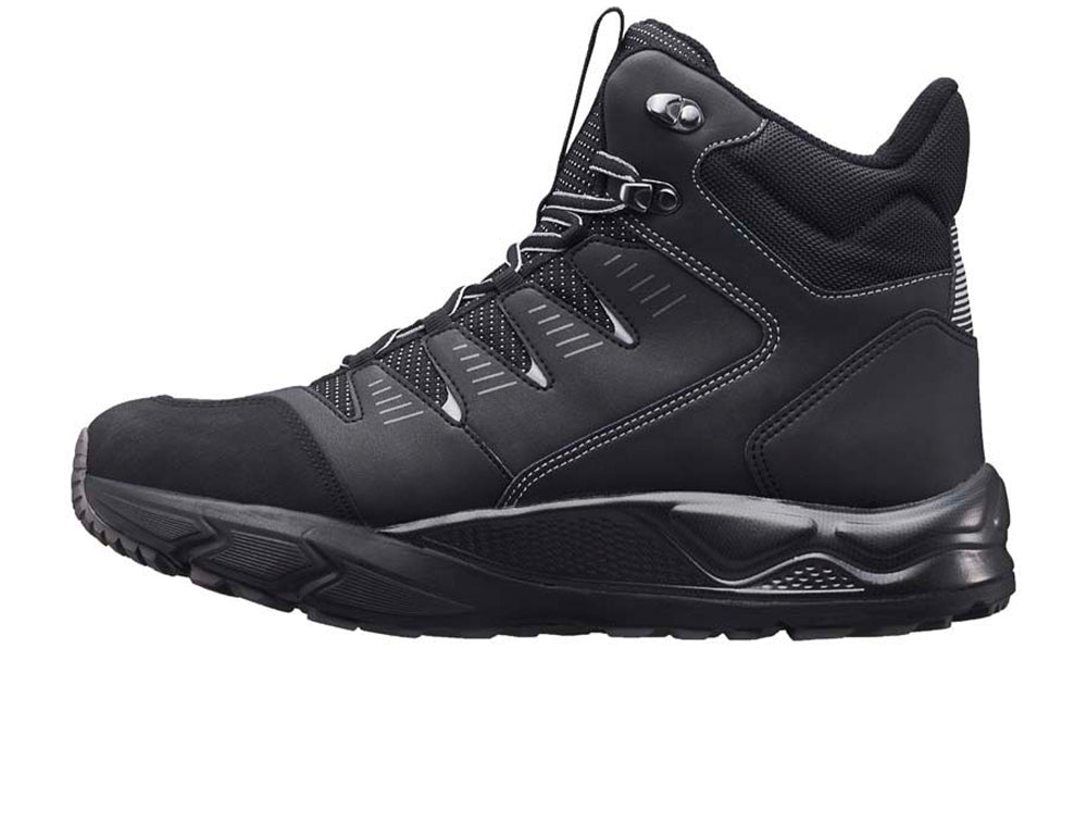 Mens Active Waterproof Sierra Black Hiking Boots
