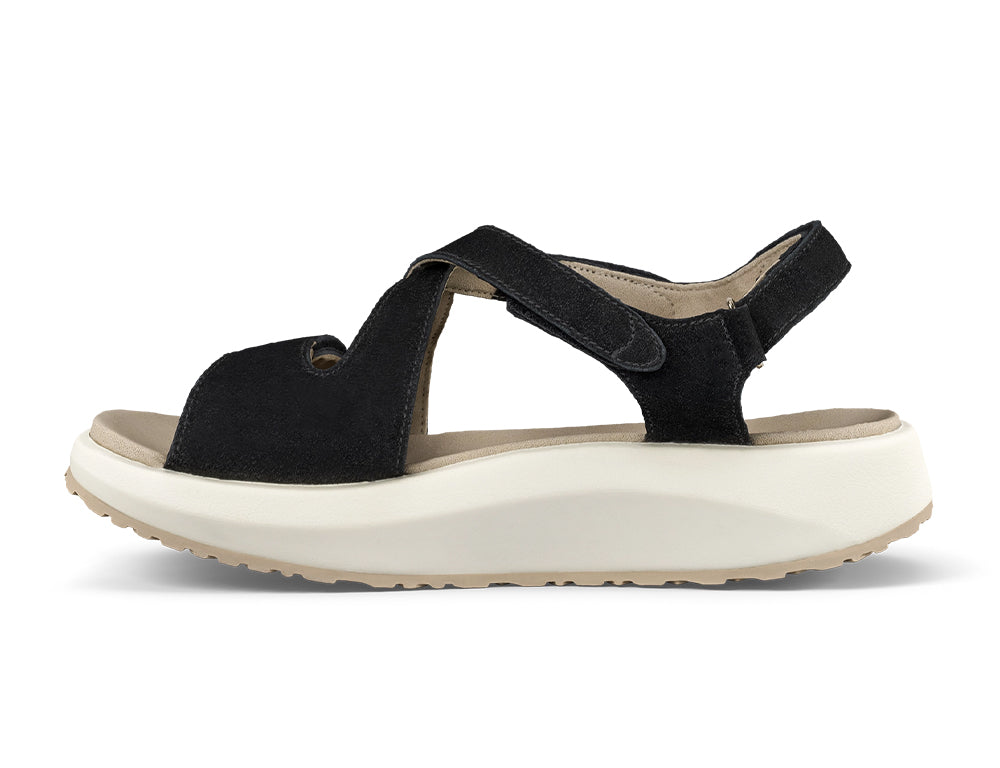 Womens Senso Jenny Black Sandals