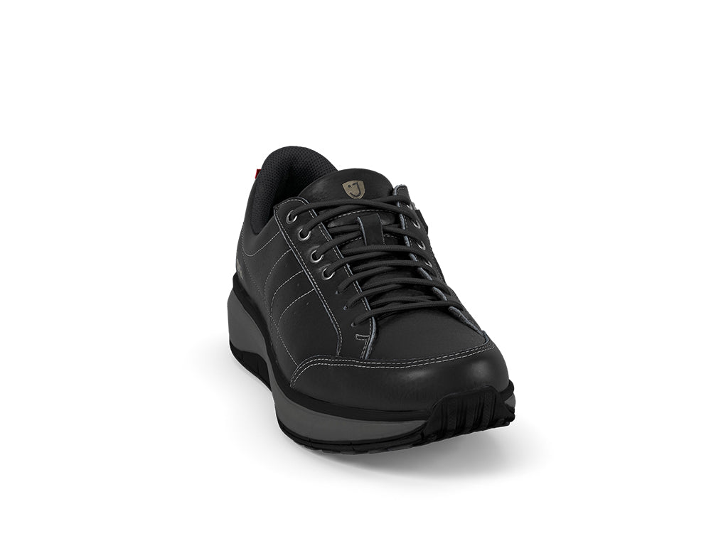 Mens Wave Wide-Fit Zip Moscow Black Shoes