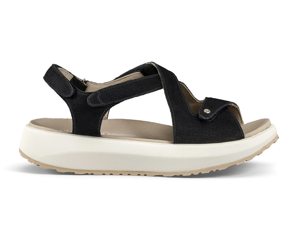 Womens Senso Jenny Black Sandals
