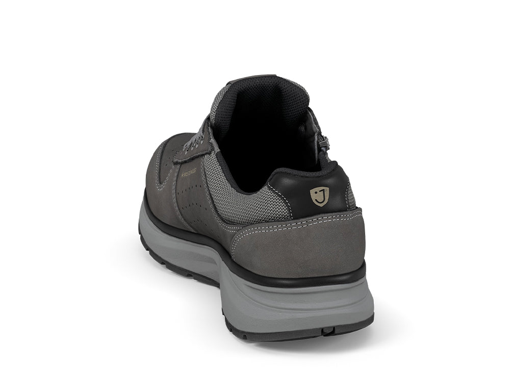 Mens Active Zip Dynamo Dark Grey Trainers