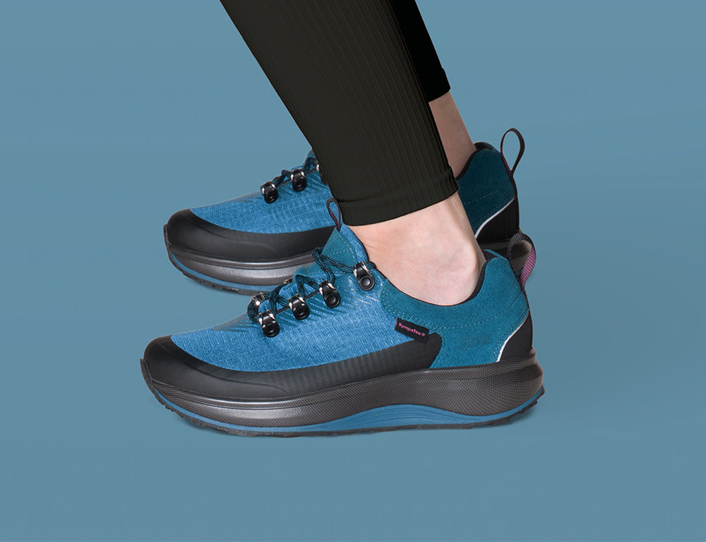 Womens Wave Wide-Fit Waterproof Maui Blue Trainers