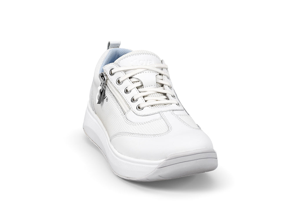 Joya Womens Senso Zip Laura White Shoes ShoeMed