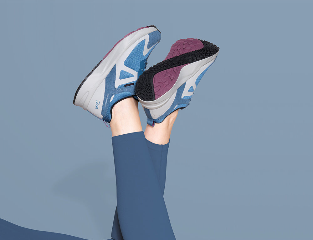 Womens Active Waterproof Veloce Blue Trainers