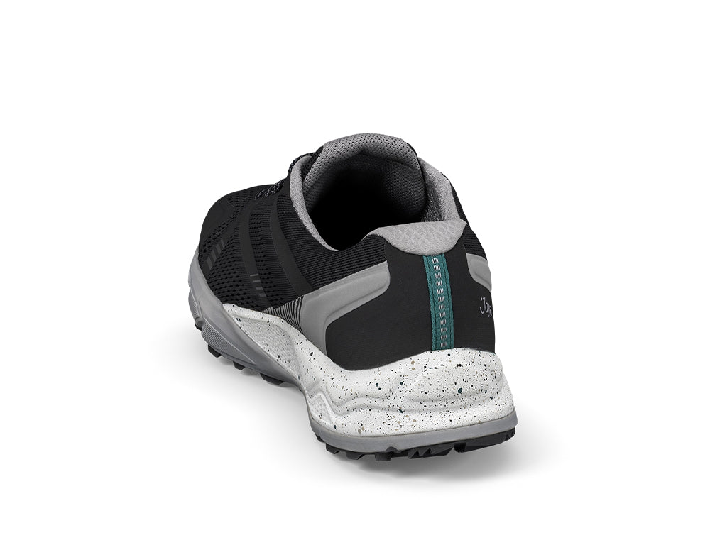 Mens Active Nova Black Grey Hiking Shoes