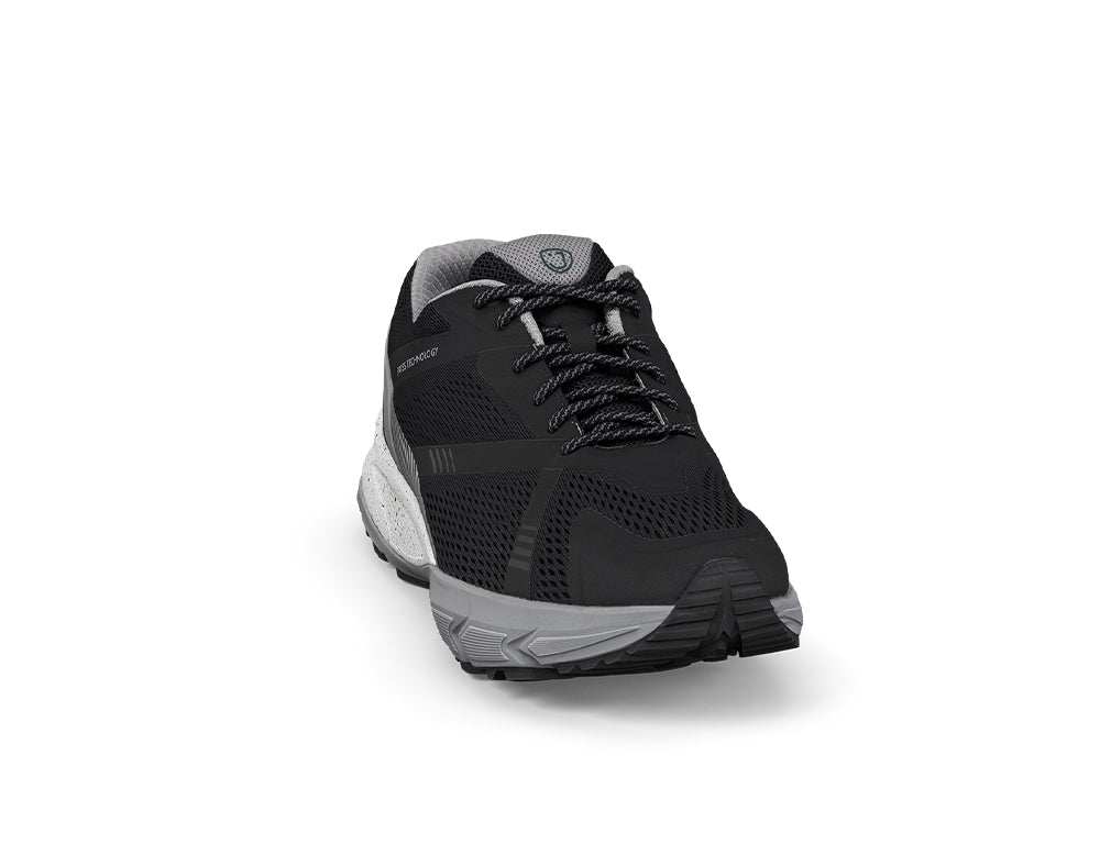 Mens Active Nova Black Grey Hiking Shoes