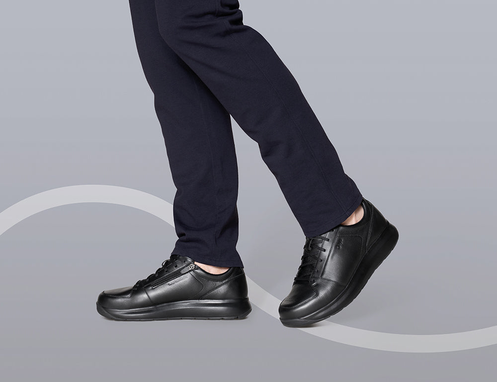 Mens Senso Zip Oliver Black II Trainers