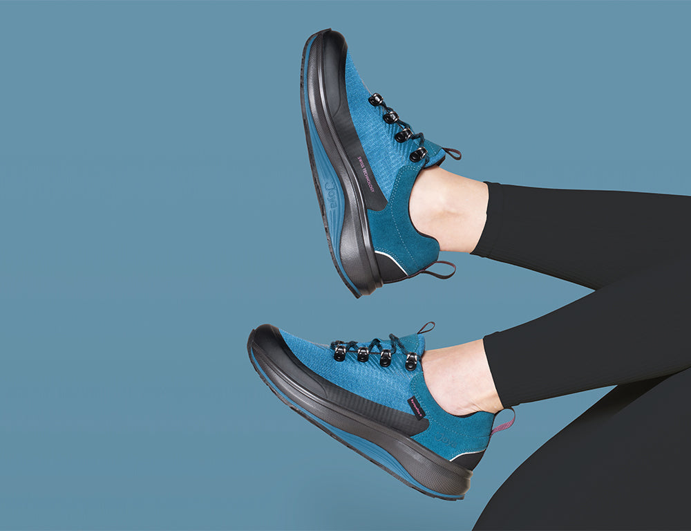 Womens Wave Wide-Fit Waterproof Maui Blue Trainers