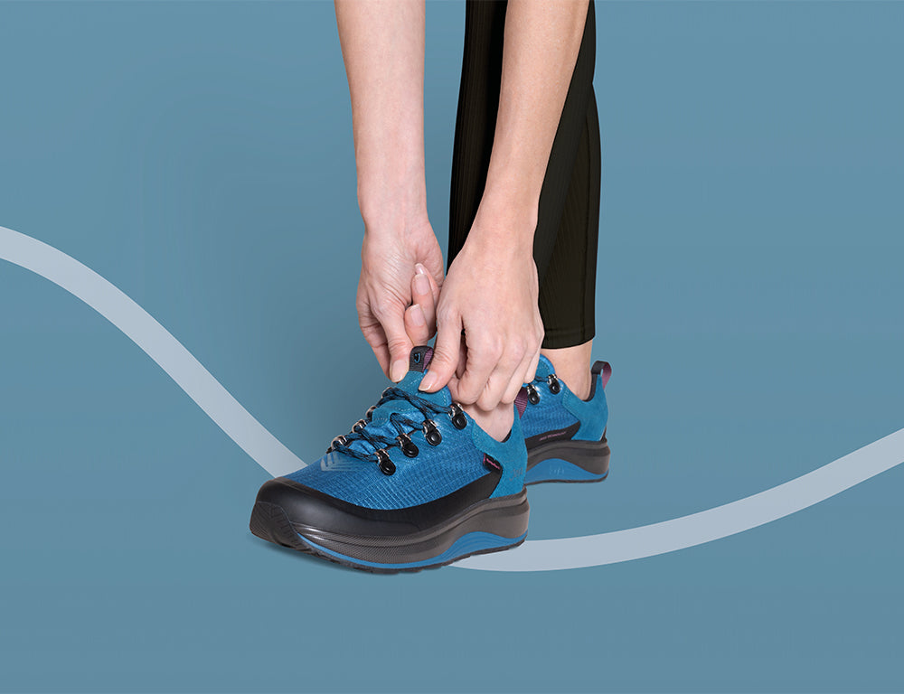Womens Wave Wide-Fit Waterproof Maui Blue Trainers