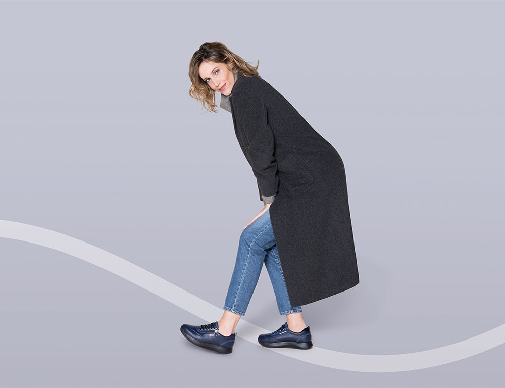 Womens Senso Zip Laura Dark Blue II Shoes