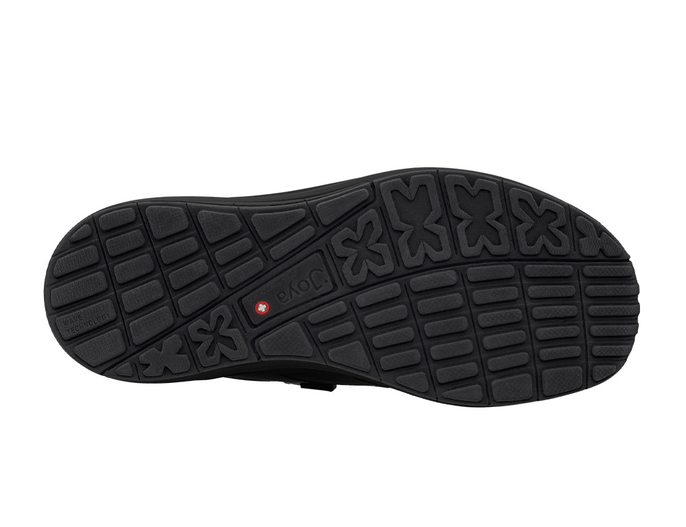 Womens Wave Wide-Fit Zip Venice Black Shoes