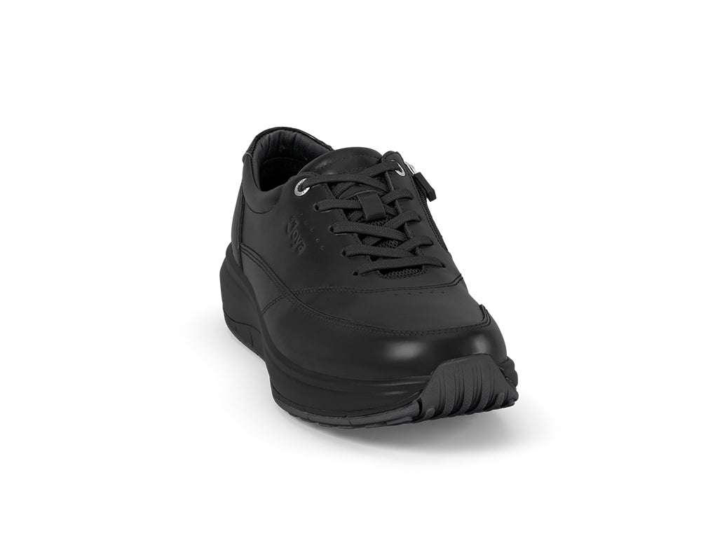 Womens Wave Wide-Fit Zip Venice Black Shoes