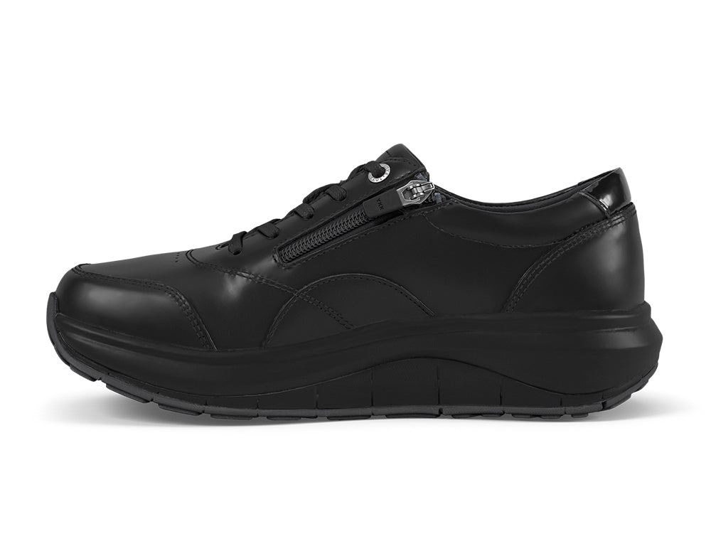 Womens Wave Wide-Fit Zip Venice Black Shoes