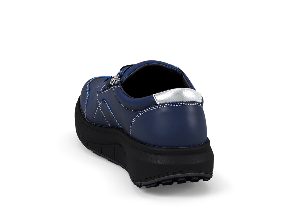 Womens Wave Wide-Fit Zip Venice Dark Blue Shoes