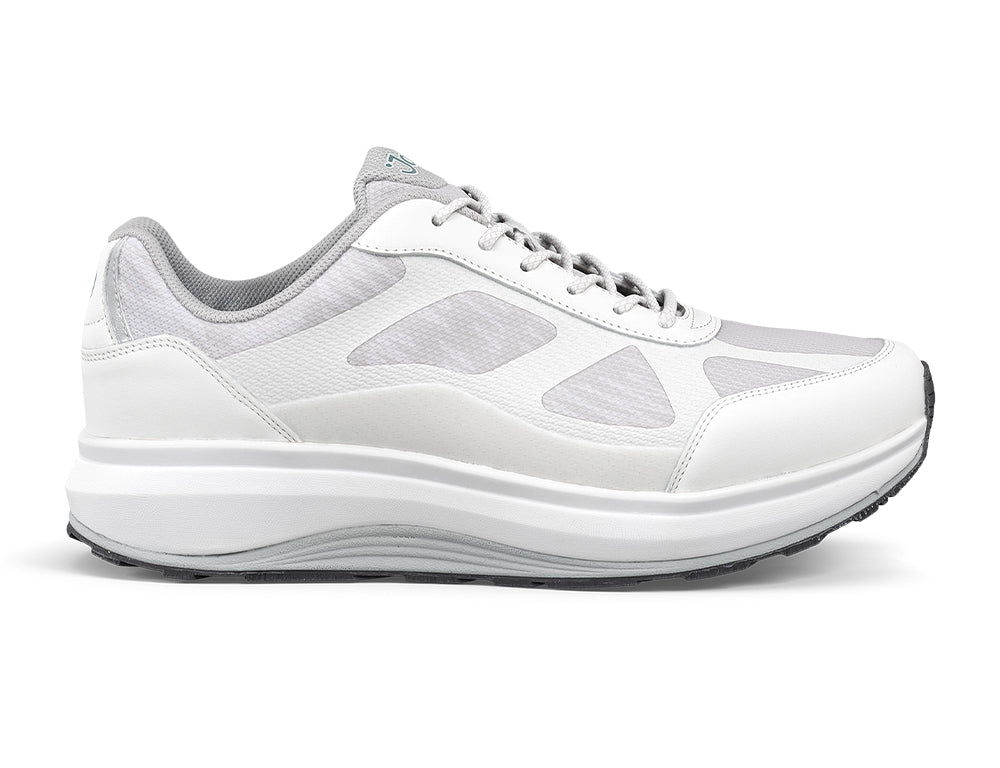 Mens Wave Wide-Fit Cancun II White Grey Trainers