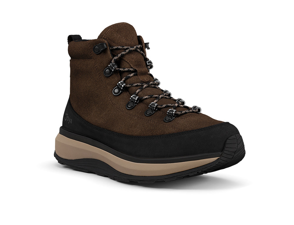 Mens Wave Waterproof Wide-Fit Maui Dark Brown Boots