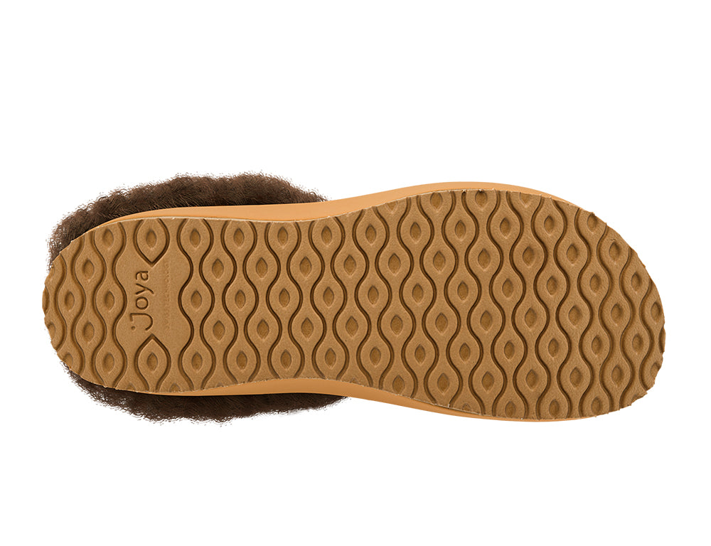 Womens Senso Riga Fur Brown II Slippers