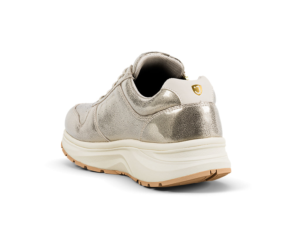 Womens Active Zip Dynamo Light Gold Trainers