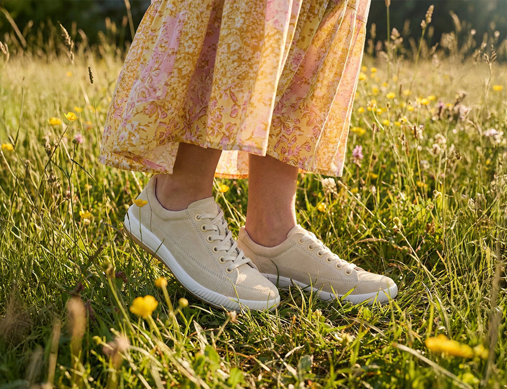 Womens Lightweight Tanaro 5.0 Ecru Trainers