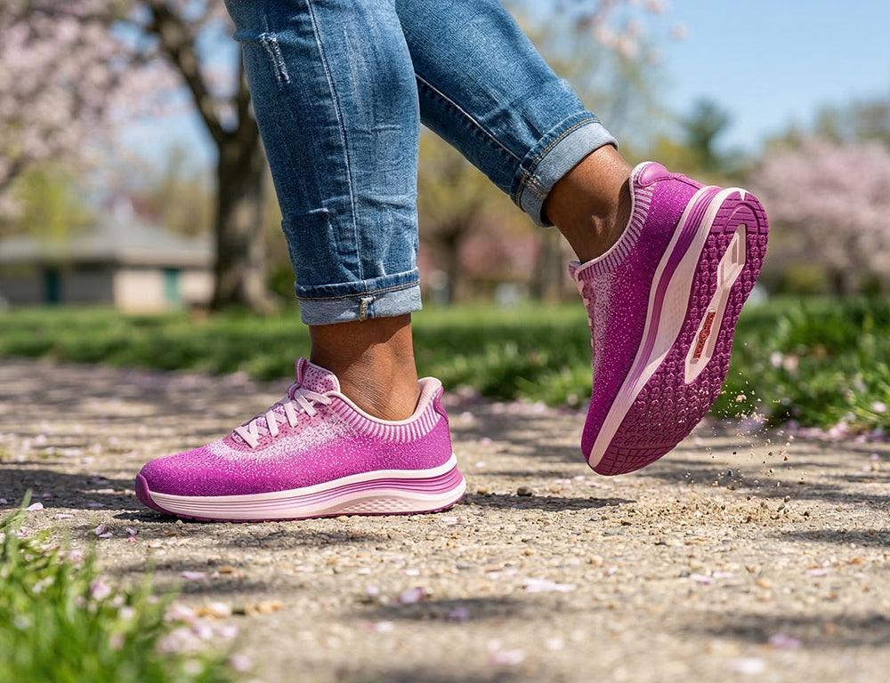 Womens Hands-Free Nira Violet Trainers
