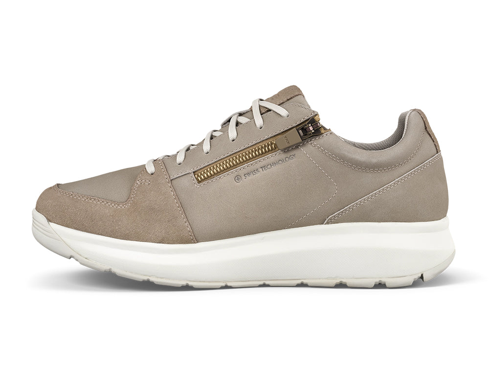 Mens Senso Zip Oliver Beige Trainers