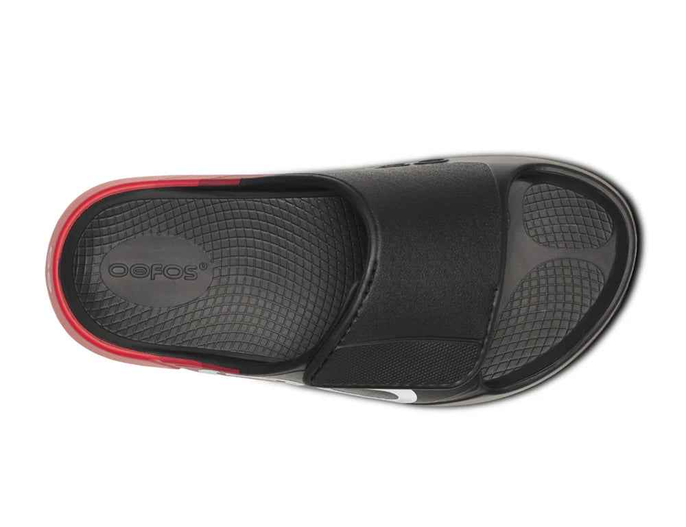 OOfos OOahh Sport Flex Fire Rally Recovery Slides
