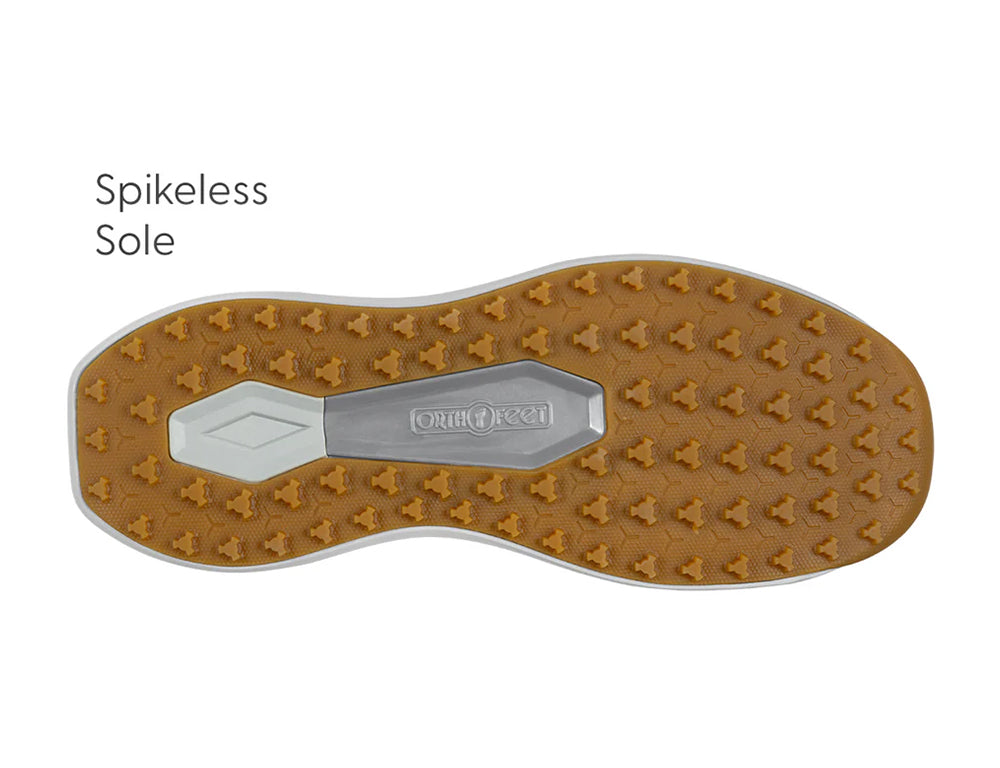 Mens Hands-Free Birdie White Golf Shoes