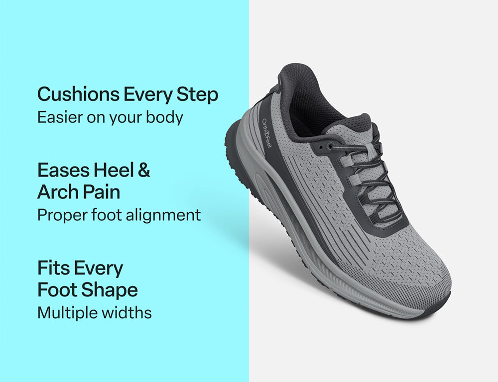 Mens Hands-Free Dash Grey Trainers
