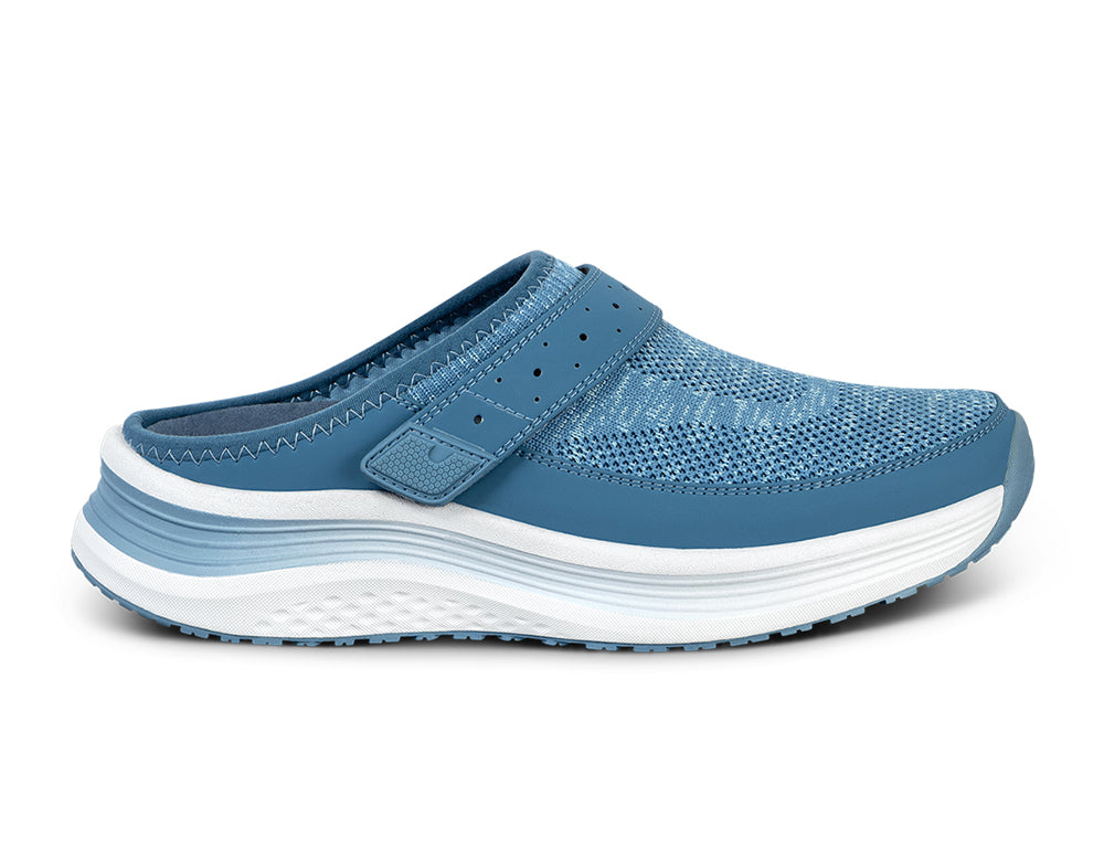 Womens Hands-Free Iris Blue Clogs