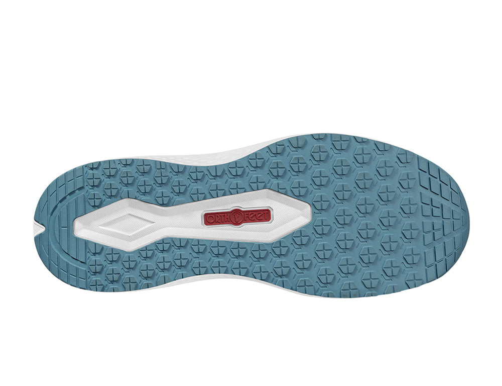 Orthofeet Womens Hands-Free Iris Blue Clogs ShoeMed