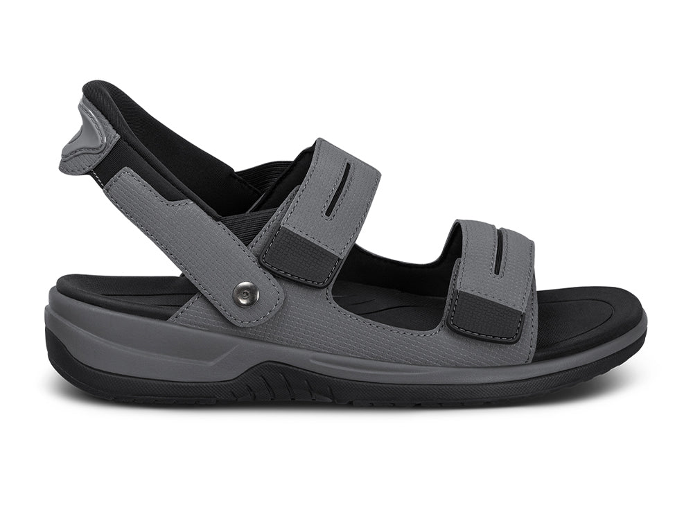 Mens Hands-Free Neptune Grey Sandals