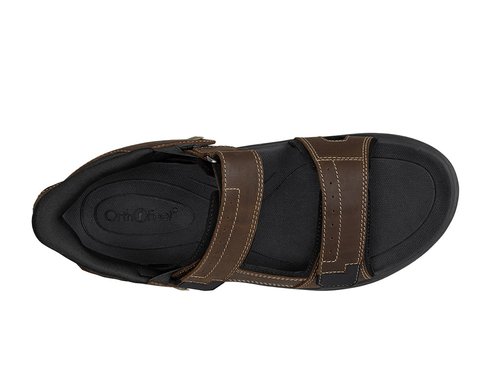 Mens Hands-Free Mercury Brown Sandals