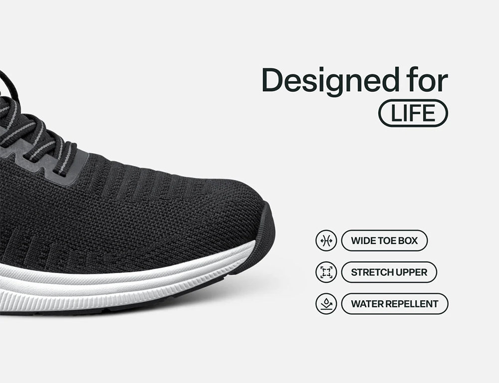 Womens Hands-Free Kita Black Trainers