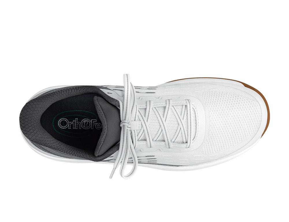 Mens Hands-Free Advantage White Padel Pickleball Shoes