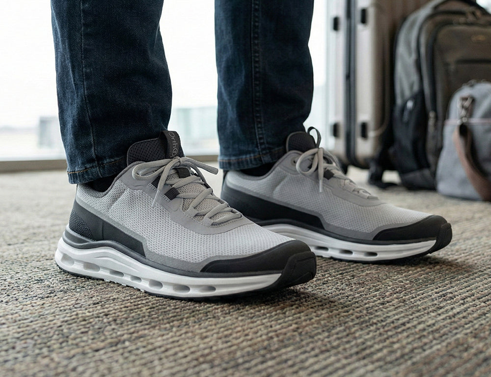 Mens Hands-Free Journey Grey Trainers