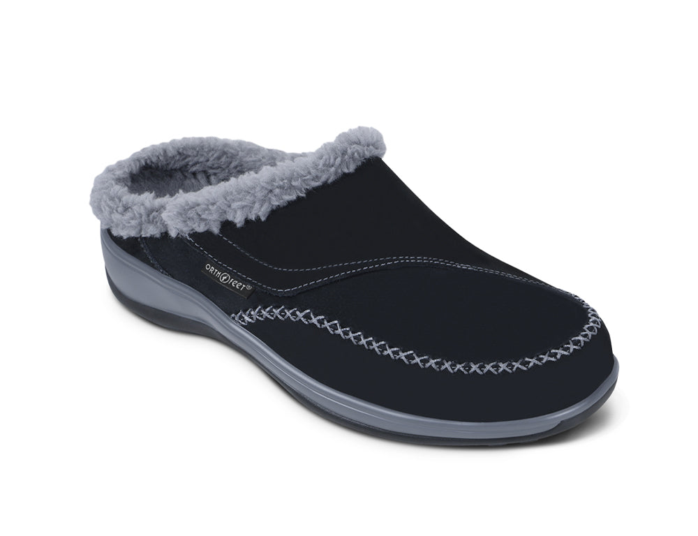 Womens Hands-Free Charlotte Black House Shoes