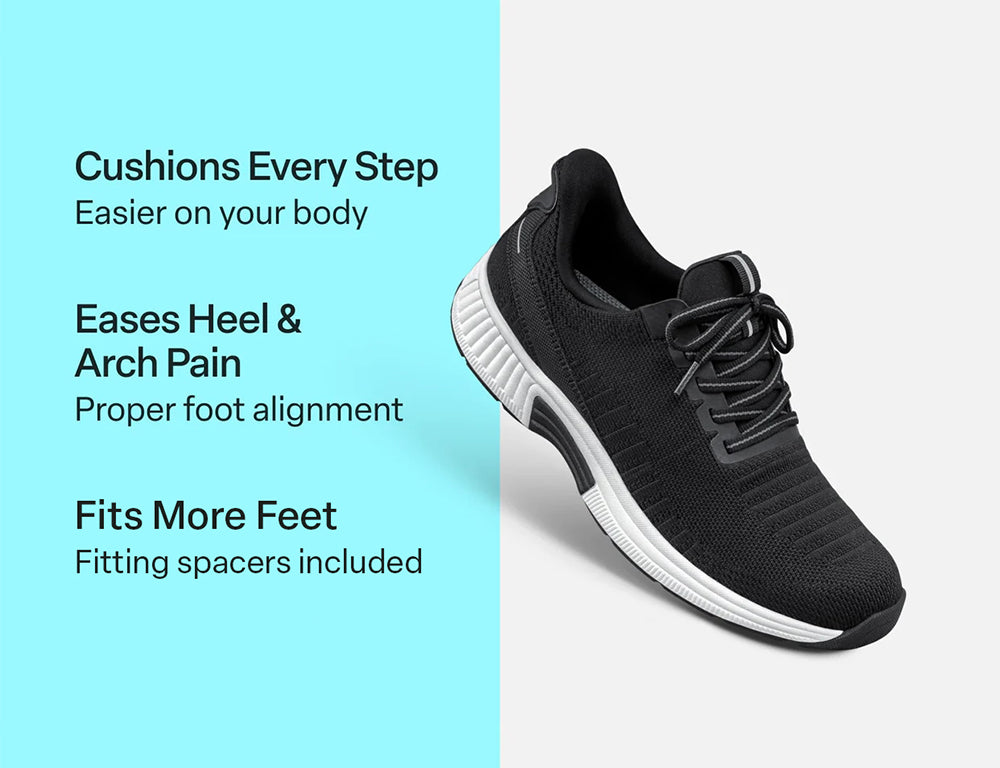Womens Hands-Free Kita Black Trainers