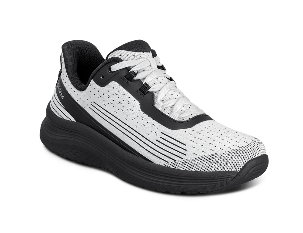Womens Hands-Free Dart White Black Trainers