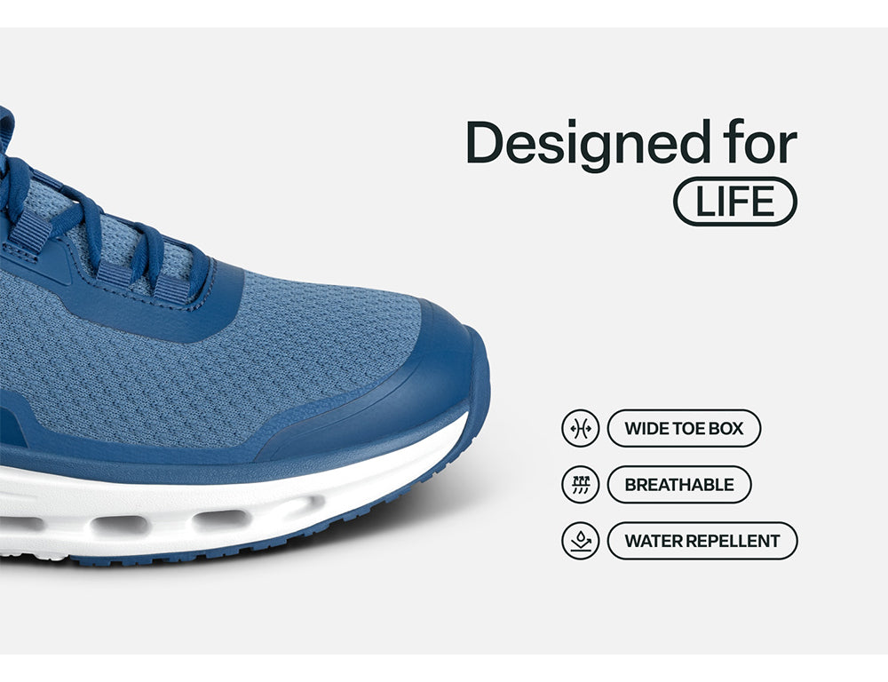 Mens Hands-Free Journey Blue Trainers
