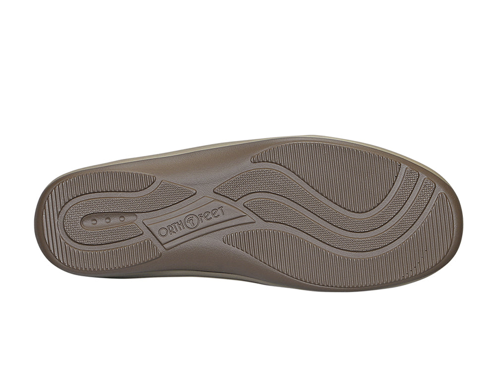 Womens Hands-Free Charlotte Taupe House Shoes