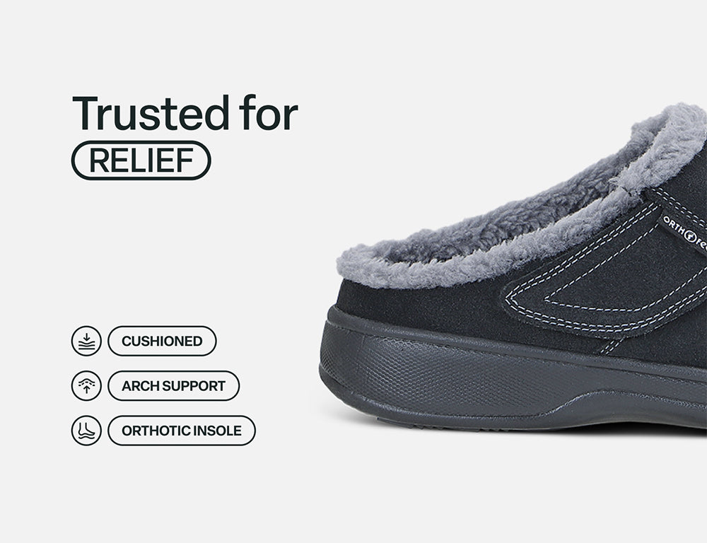 Mens Hands-Free Asheville Black House Shoes