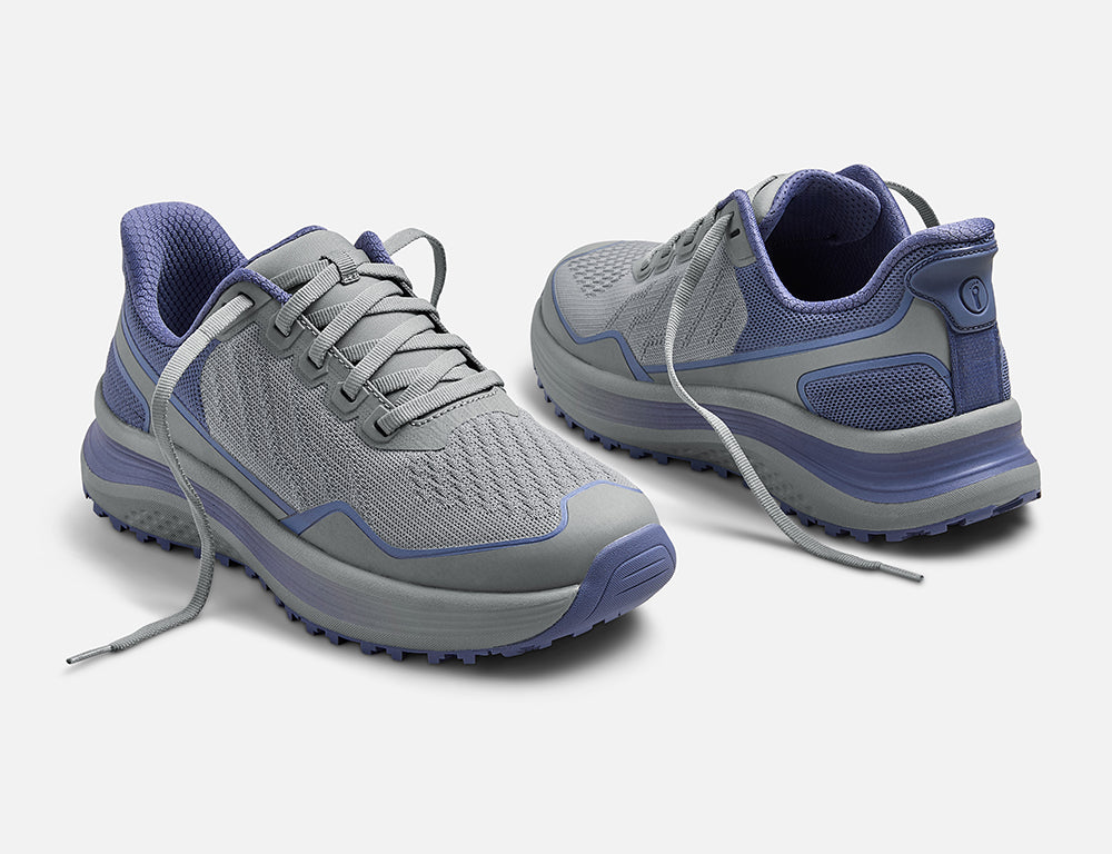 Womens Hands-Free Nira Trail Grey Periwinkle Hiking Shoes