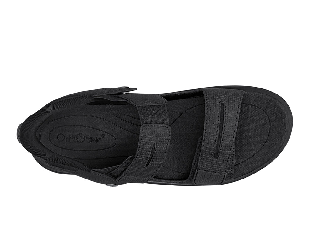 Womens Hands-Free Calypso Black Sandals