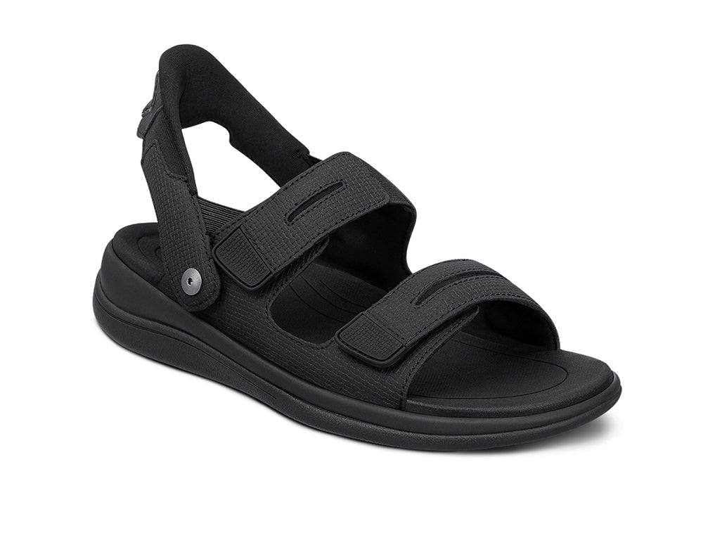 Womens Hands-Free Calypso Black Sandals