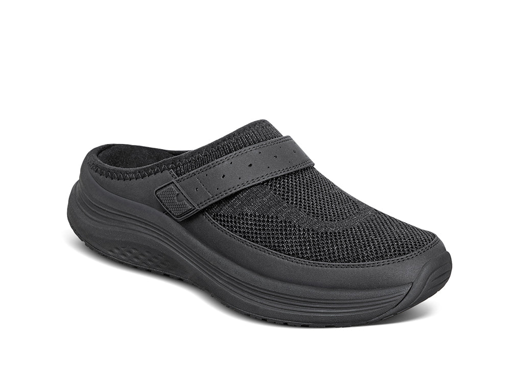 Womens Hands-Free Iris Black Clogs