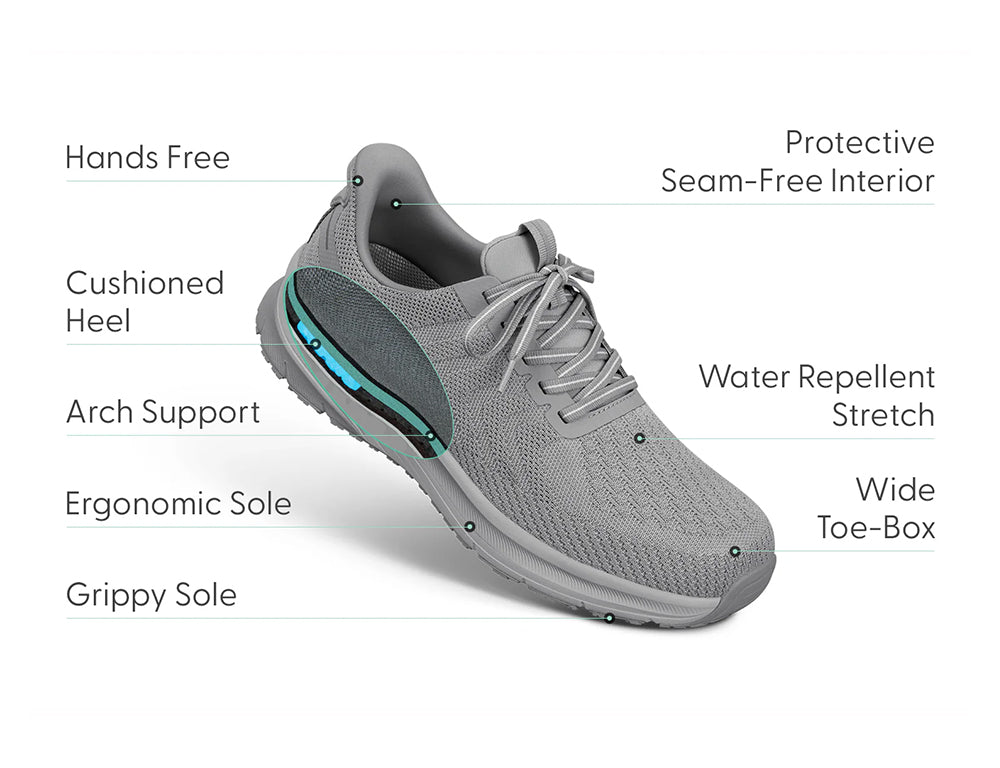 Mens Hands-Free Tilos Grey Grey Trainers