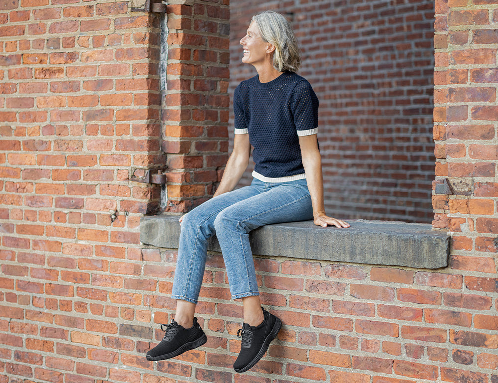 Womens Hands-Free Kita Black Black Trainers