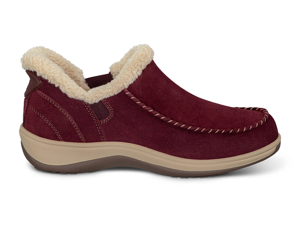 Womens Hands-Free Lorin Bordeaux House Shoes