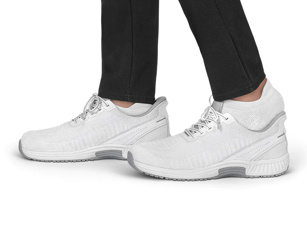 Mens Hands-Free Yari White Trainers